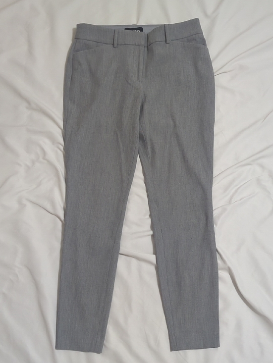 Express Pants - Express Skinny Mid Rise Stretch+, Color Gray Size 4